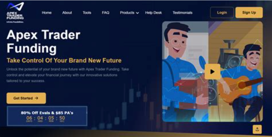 Apex Trader Funding review 2025 dashboard example